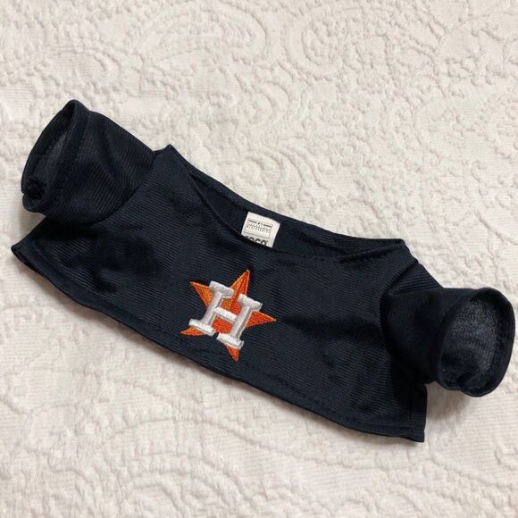 Build a Bear Denim Skirt and MLB Houston Astros Baseball Top - Picture 2 of 9